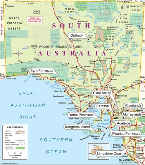 South Australia Map Pdf South Australia Map | Sa Map