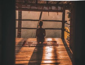 Girl on Meditation 